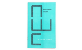 Artists' book cover with stylized letters 'NWC', on a cyan background.