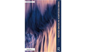 Book with abstract, flowing cover art.