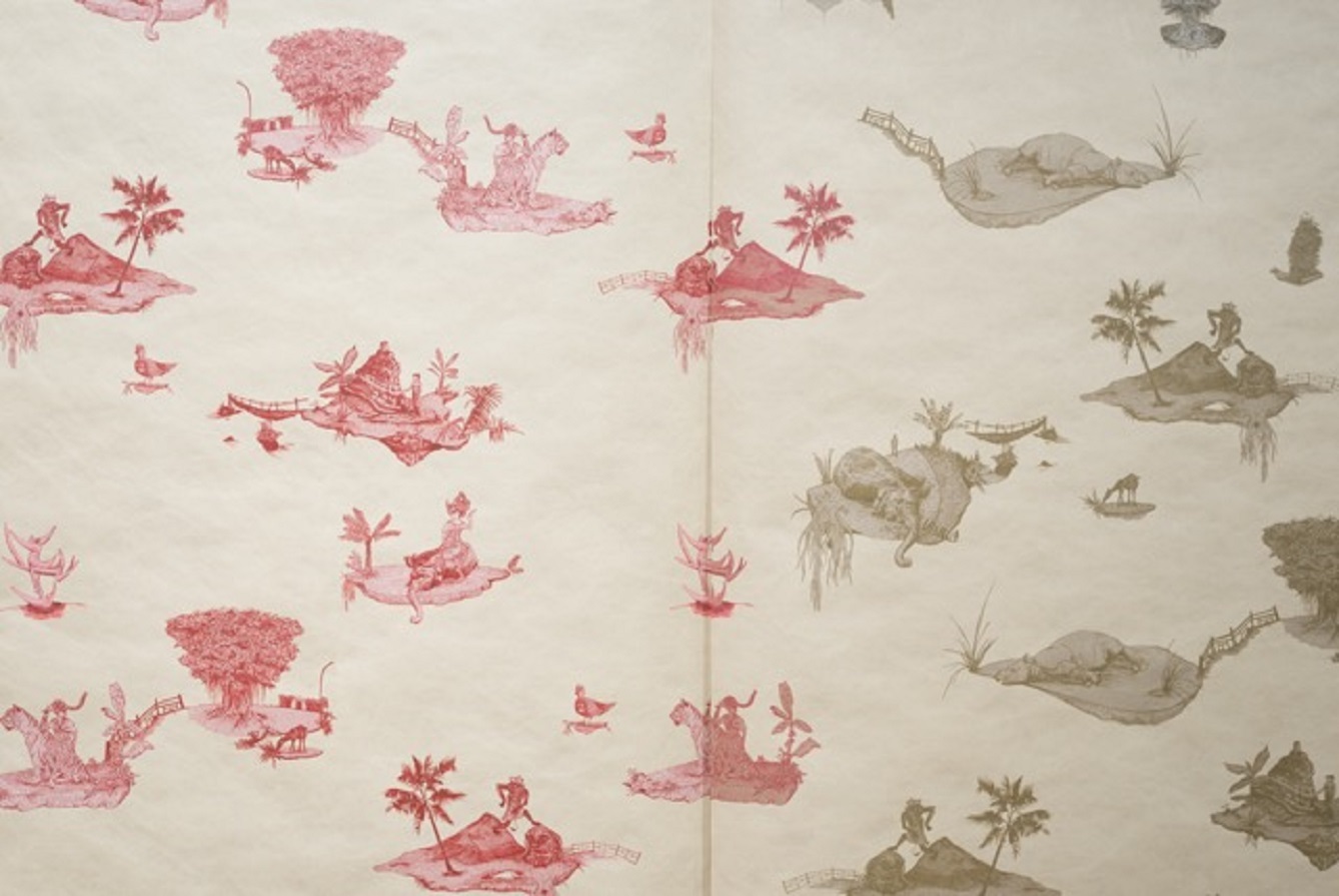 Achjadi Java Toile Toner Print On Tyvek 2015 X 895