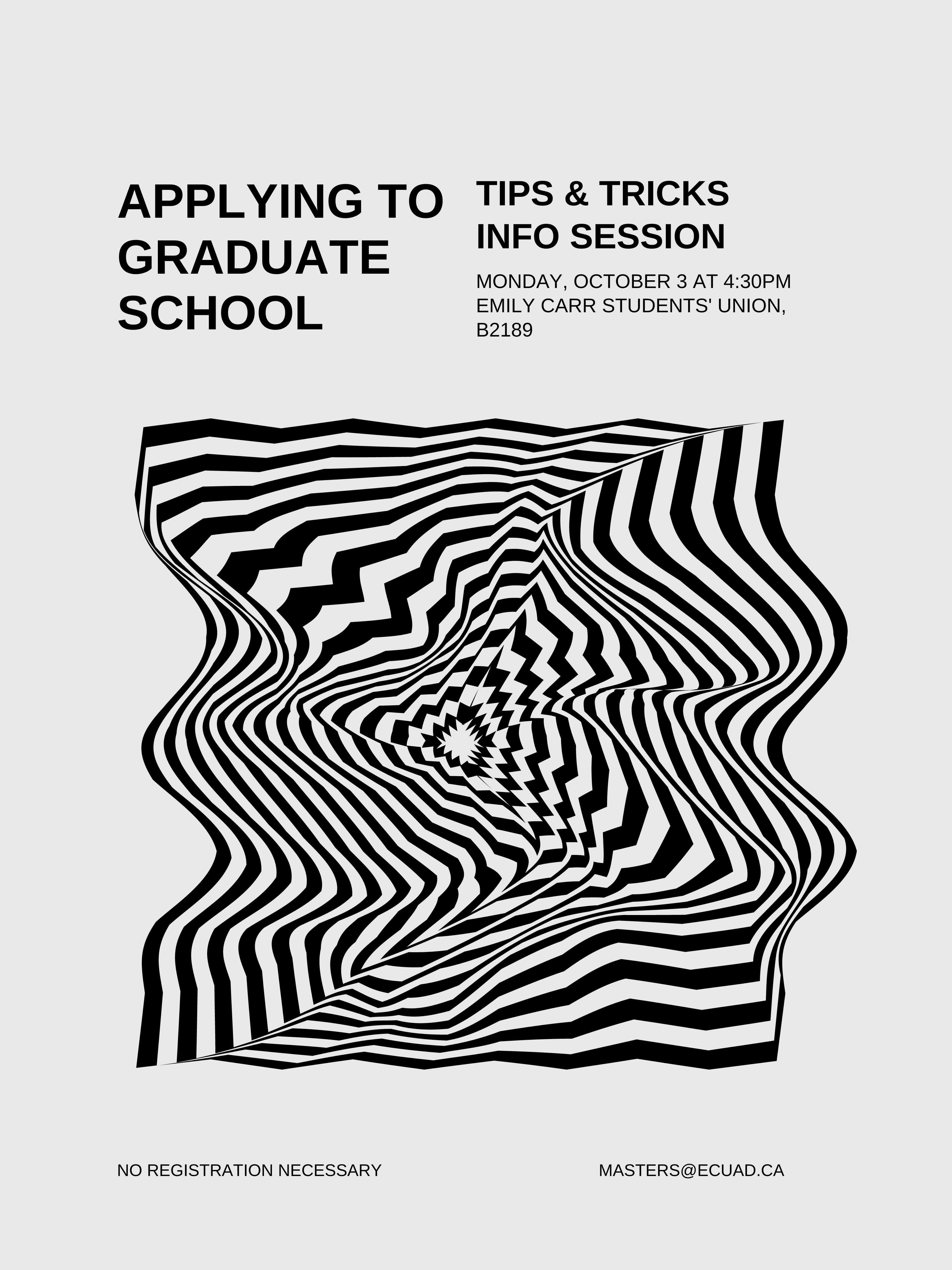 Applying to Grad School: Tips and Tricks Info Session | Emily Carr ...