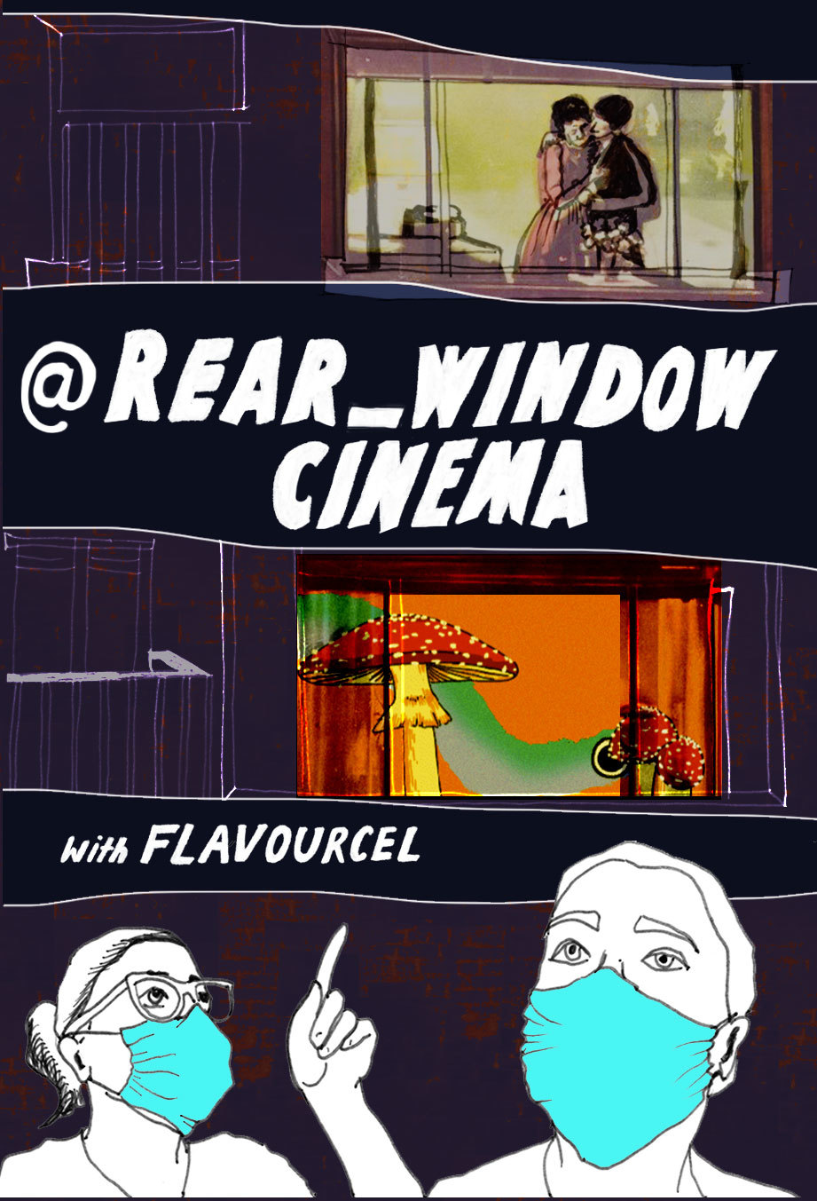 Rear Window Cinema Handle Poster