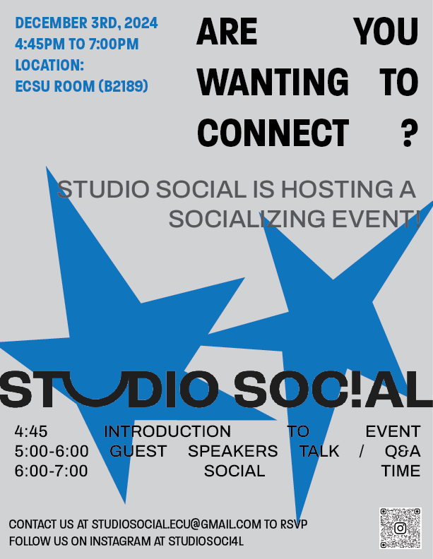 STUDIO SOCIAL POSTER NOV 18