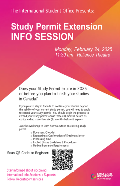 Study Permit Info Session Poster