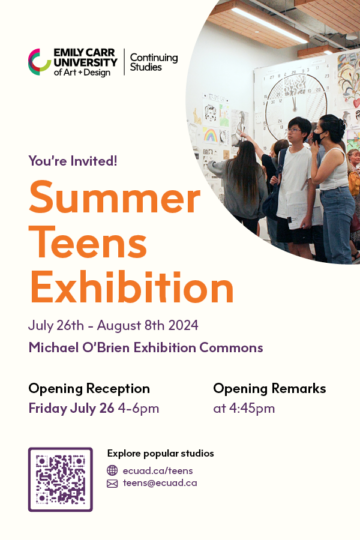 2024 Summer Teens Exhibition Invitation