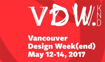 Vancouver Design Week 2017 600 600X354