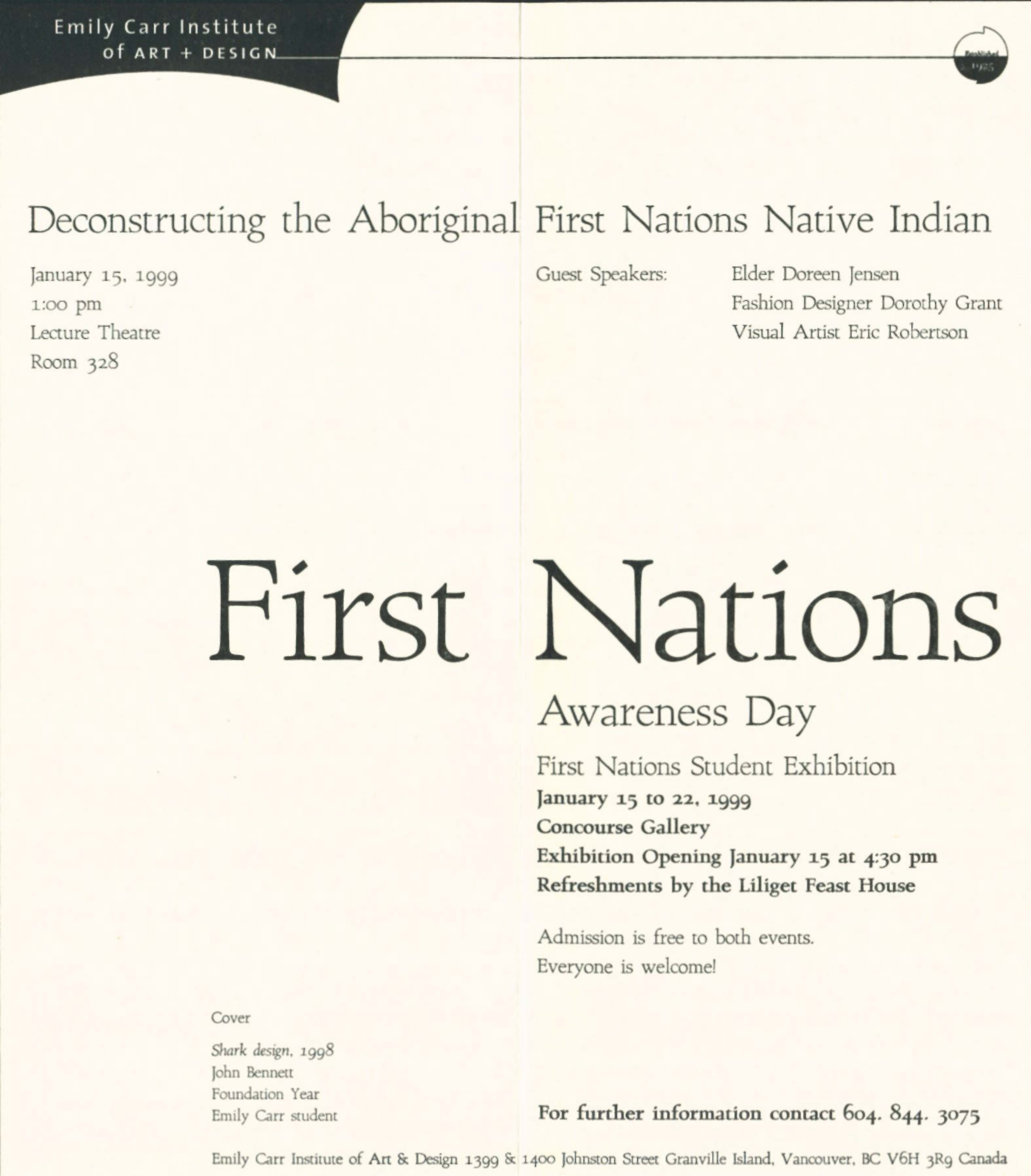 The poster from the 1999 Indigenous art exhibition at ECU, which was co-curated by Daina Warren.