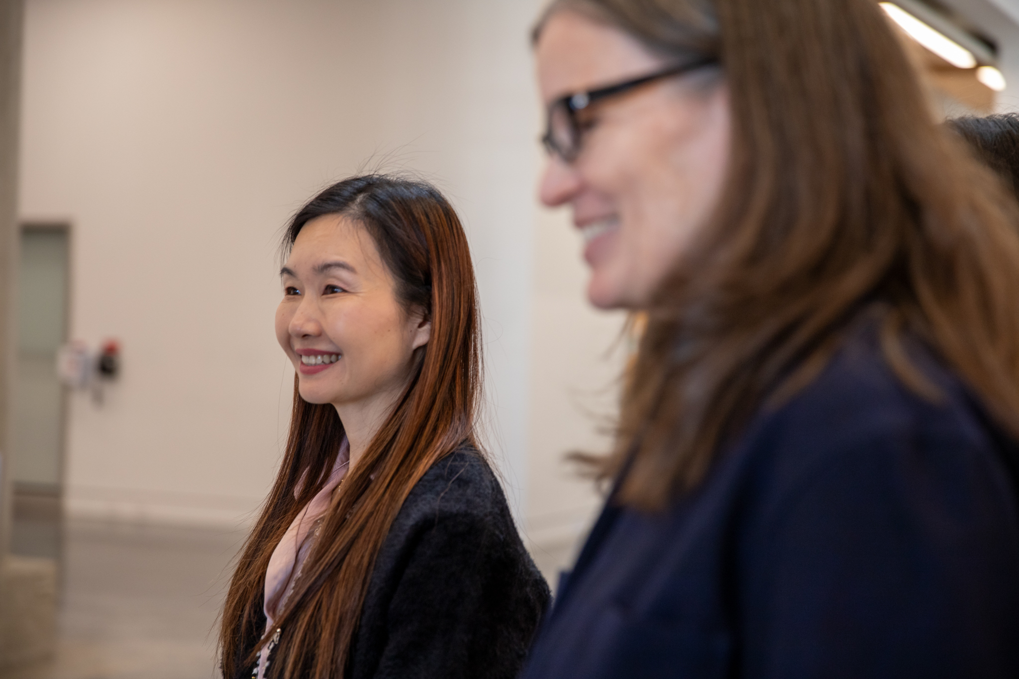 Minister of Post-Secondary Education and Future Skills Anne Kang and President + Vice-Chancellor Trish Kelly