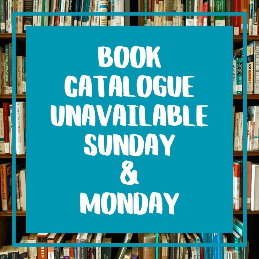 Book catalogue unavailable