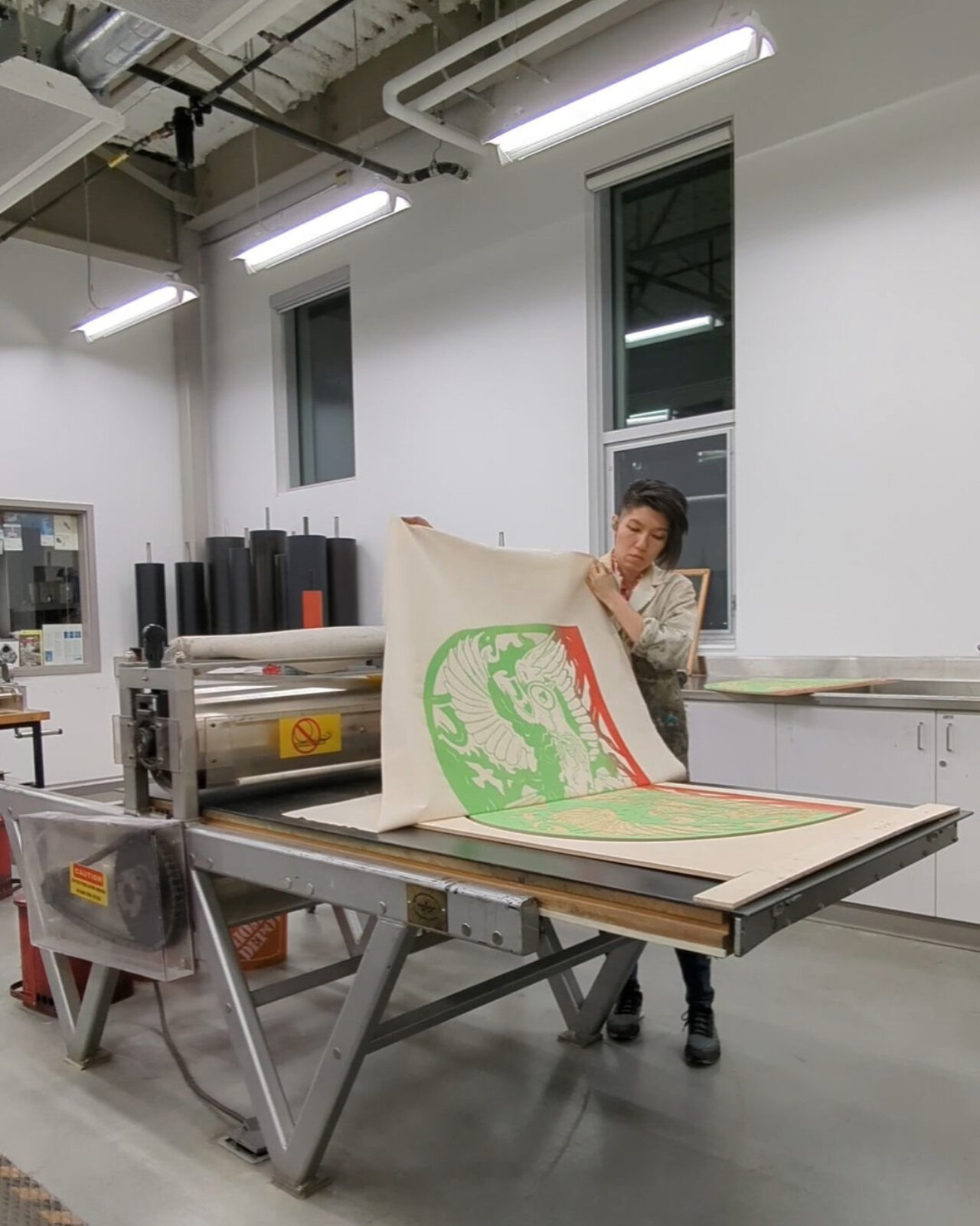 2023 Jenie Gao printing Cycle Breaking Making Pigeon