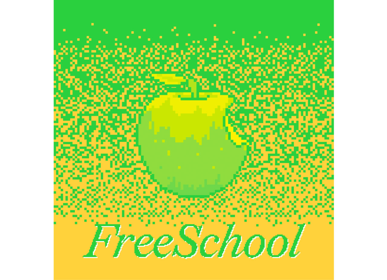 Free School Social Media Graphic Green Yellow WEB