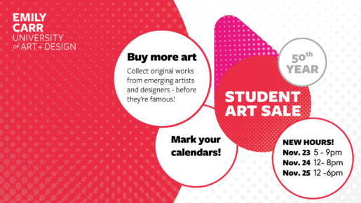 Student Art Sale webpage header