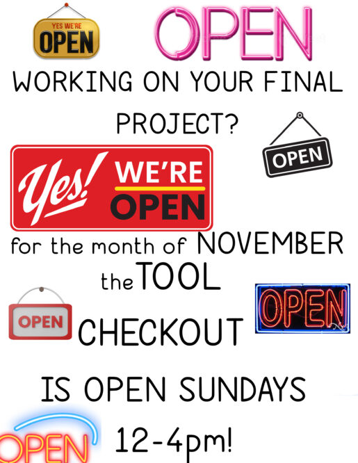 TC Open Sundays NOV