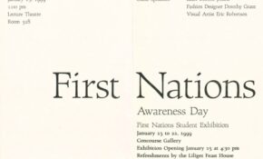 The poster from the 1999 Indigenous art exhibition at ECU, which was co-curated by Daina Warren.